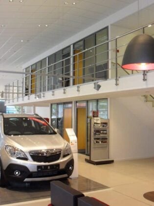 Corporate Identity Refresh to Vauxhall Showroom