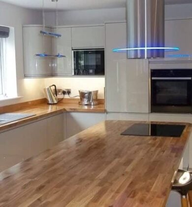 modern fitted kitchen