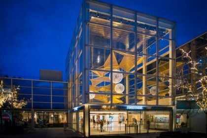 Centre mk atrium by night