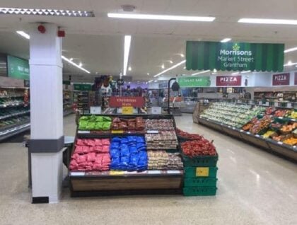 Morrisons Grantham fruit and veg